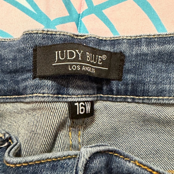 Judy Blue Dark Wash Skinny Jeans - Picture 4 of 4